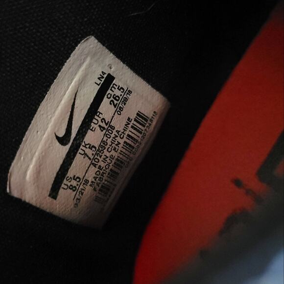 💚Nike LeBron 16 XVI Shoes Men Size 8.5 Oreo Grey Black White A02588-006 - Picture 9 of 11